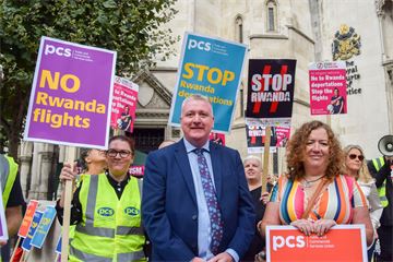 PCS 'rules nothing out' amid Home Office staff concern over asylum policy