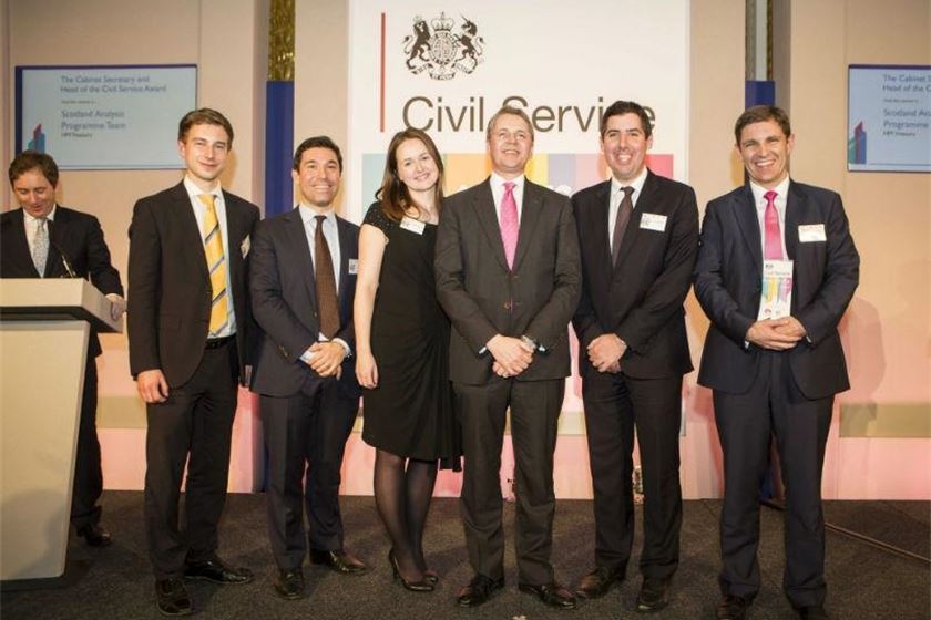 HM Treasury team wins special Civil Service Award