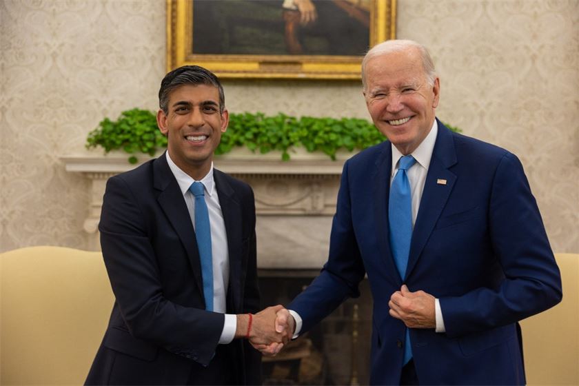 Sunak And Biden Launch ‘Atlantic Declaration’ Economic-security Partnership