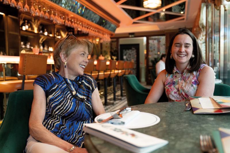 Dame Sue Owen (left) with CSW editor Suzannah Brecknell